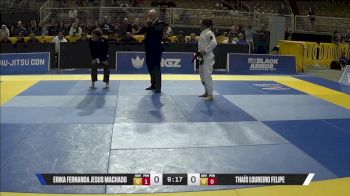 Thaís Loureiro Felipe vs Erika Fernanda Jesus Machado 2025 Pan Jiu Jitsu IBJJF Championship