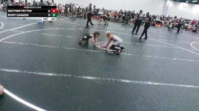 72 lbs Round 1 (3 Team) - Matthew Peyton, Level Up Wrestling vs Ryatt Cavazos, Top Rank