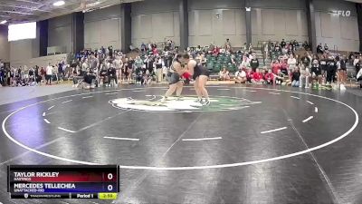 207 lbs Cons. Round 2 - Taylor Rickley, Hastings vs Mercedes Tellechea, Unattached-Rio