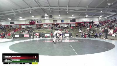 184 lbs Cons. Round 3 - Baxter Hoffman, Montevallo vs Aidan Petersen, Indianapolis