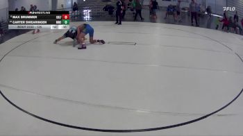 135 lbs 7th Place Match - Carter Swearingen, Mustang Wrestling Club vs Max Brummer, Gretna East