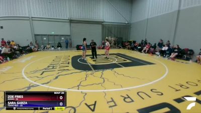 152 lbs 4th Wrestleback (16 Team) - Zoe Fries, Idaho vs Sara Garza, Texas Red