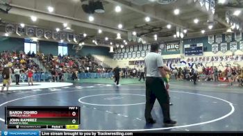 285 lbs 3rd Place Match - John Ramirez, Murrieta Mesa vs Baron Oshiro, Temecula Valley