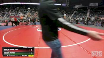 3A-144 lbs Champ. Round 1 - Kyson Hamilton, Evanston vs Colby Milnes, Wheatland