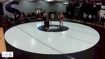 120 lbs. Champ. Round 2 - Lindsay Rampani, St. Clair vs America Barcenas, St. Charles West