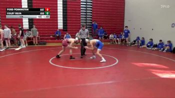 138 lbs Round 2 (3 Team) - Ford Pennington, Hartselle vs Colby Silva, Arab