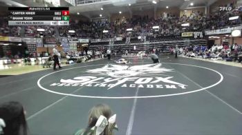 138 lbs 1st Place Match - Carter Krier, Oakley Hs vs Shane Todd, St. Francis Hs