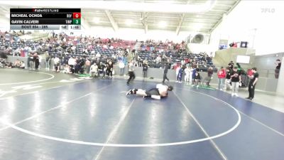 285 lbs Champ. Round 2 - Gavin Calveri, Timpanogos vs Micheal Ochoa, Roy