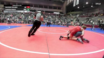 152 lbs Quarterfinal - Maxson Holmes, Arkansas vs Landon Pruitt, Beebe Badgers Wrestling Club