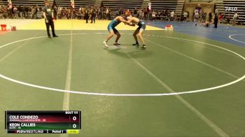 150 lbs Champ. Round 1 - Keon Callies, Elite vs Cole Condezo, Marshall/Lakeview/RTR