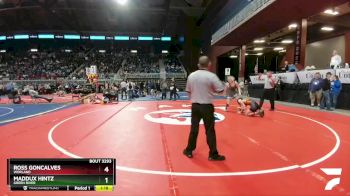 3A-145 lbs Semifinal - Ross Goncalves, Worland vs Maddux Hintz, Green River