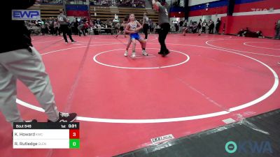 80 lbs Final - Kota Howard, Keystone Wrestling Club vs Rhett Rutledge, Glenpool Warriors