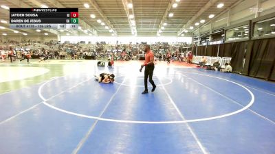 106 lbs Consi Of 32 #2 - Jayden Sousa, RI vs Daren De Jesus, GA