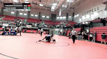 157 lbs Cons. Round 3 - Nolan Eakins, Weatherford vs Chinagorom Ukeleghuranyn, Wolfforth Frenship