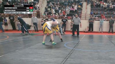 135_B lbs Consi Of 16 #2 - Matthew Keefe, Franklin Regional vs Bryson Giles, Penn Trafford