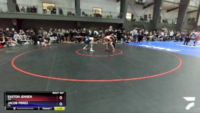 157 lbs Quarterfinal - Easton Jensen, WA vs Jacob Perez, CA