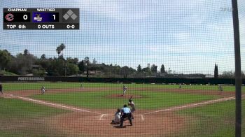 Replay: Chapman vs Whittier | Mar 16 @ 1 PM