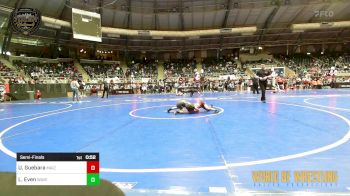 52 lbs Semifinal - Uriah Guebara, Maize vs Lowden Even, Waverly Area Wrestling Club