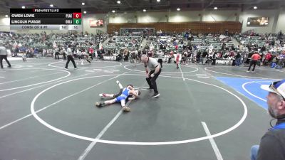 55 lbs Consi Of 8 #1 - Owen Lowe, Peak Performance vs Lincoln Fugge, Orland Wrestling