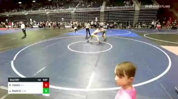 109 lbs Round Of 16 - Riley Valdez, SLV Elite vs Junior Madrid, Darkhorse WC