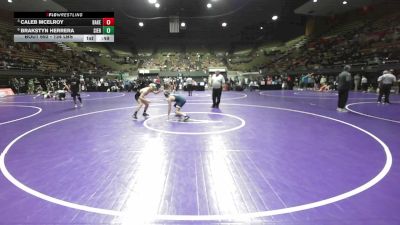 134 lbs Consi Of 8 #2 - Caleb Mcelroy, Bakersfield vs Brakstyn Herrera, Sierra Pacific