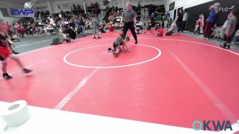 43 lbs Quarterfinal - Huxley Hill, Raw Wrestling Club vs Lincoln Crow, Berryhill Wrestling Club