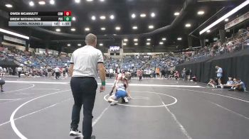 184 lbs Cons. Round 2 - Owen McAnulty, Cowley College vs Drew Withington, Pratt Community College