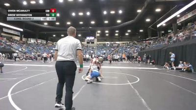 184 lbs Cons. Round 2 - Owen McAnulty, Cowley College vs Drew Withington, Pratt Community College