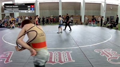 98 lbs Semis - Gatlan Talbot, Nevada vs Thiago Chavez, Arizona