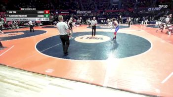 2A 144 lbs Cons. Round 1 - Jin Tai, Glen Ellyn (Glenbard South) vs Nathen Herrin, Bethalto (Civic Memorial)