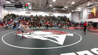 120 lbs 1st Place Match - Jameson Small, Kearney vs Colin George, Chatfield