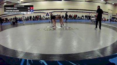 110 lbs 7th Place Match - Izabella Hall, Indiana Tech University vs Jazlynn Golder, Trine University