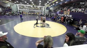 285 lbs Quarterfinal - CJ Lawler, University High vs Jesse James, Corvallis