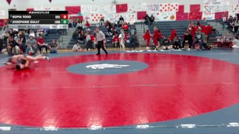 135 lbs 1st Place Match - Josephine Sully, R. A. Long (Girls) vs Sofia Todd, Shelton (Girls)