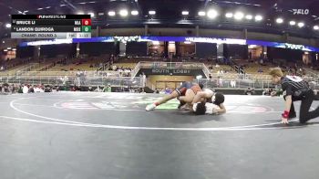 144 lbs Champ. Round 3 - Landon Quiroga, Merritt Island vs Bruce Li, Mater Lakes Academy
