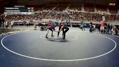 120-D1 Champ. Round 1 - Maranda Htoo, Washington High School vs Catalina Brown, Westview High School