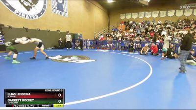 138 lbs Cons. Round 3 - Garrett Rockey, Tehachapi vs Elias Herrera, Bullard