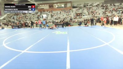 53 kg Cons. Sub-rd Of 32 - Keana Bush, Grand View Wrestling Club vs Kaydince Silva, Golden Tribe Wrestling