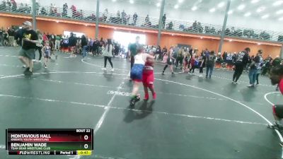 Round 1 - Benjamin Wade, Team Bear Wrestling Club vs Montavious Hall, Knights Youth Wrestling