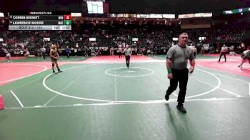 154 lbs Champ. Round 3 - Corbin Bissett, MEN1 vs Lawrence Moore, MAC1