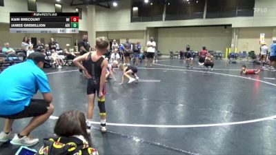 55 lbs Round 2 (6 Team) - Kain Brecount, Moyer Elite vs James Gremillion, Alabama Elite Black