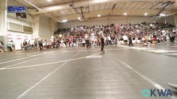 55 lbs Quarterfinal - Lukus Reyes, Pawhuska Elks Takedown vs Grayson Baker, Barnsdall Youth Wrestling