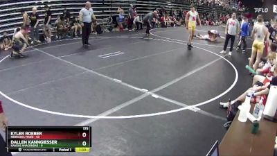 175 lbs Round 5 (6 Team) - Kyler Roeber, Nebraska Maize vs Dallen Kanngiesser, Kansas Anacondas