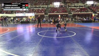 70 lbs Cons. Round 2 - Parker Shelagowski, Fergus Wrestling Club vs Cameron Bramlet, Casper Wrestling Club