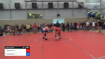 74 kg Consi Of 8 #1 - Taleb Rahmani, Pittsburgh Wrestling Club vs Emil Soehnlen, Boilermaker RTC