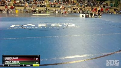 142 lbs Semis & 1st Wrestleback - Haleigh Carr, W1-Minot vs Hanna Ryberg, W3-Bismarck Legacy