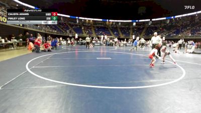 55 lbs Consy 6 - Calista Adams, Hamburg Area vs Finley Long, Seneca Valley