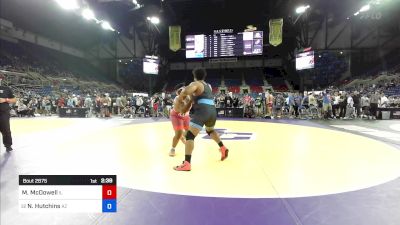 285 lbs Cons 32 #1 - Mekhi McDowell, IL vs Nick Hutchins, AZ