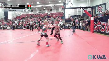 45 lbs Consi Of 4 - Jameson Anderson, Derby Wrestling Club vs Bo Revier, Morrison Takedown Club