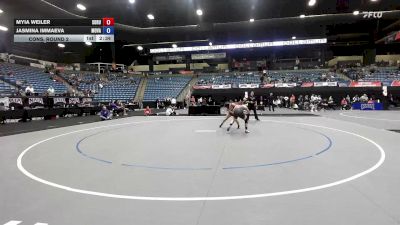 124 lbs Cons. Round 2 - Jasmina Immaeva, Missouri Valley vs Myia Weiler, Southern Oregon